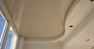 Натяжной потолок на балкон Кронштадт, цена 6275 руб.