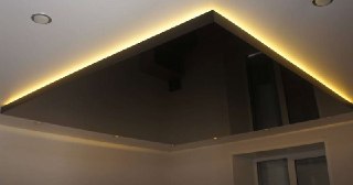 Натяжной потолок с подсветкой Кронштадт, цена от 2134 руб.